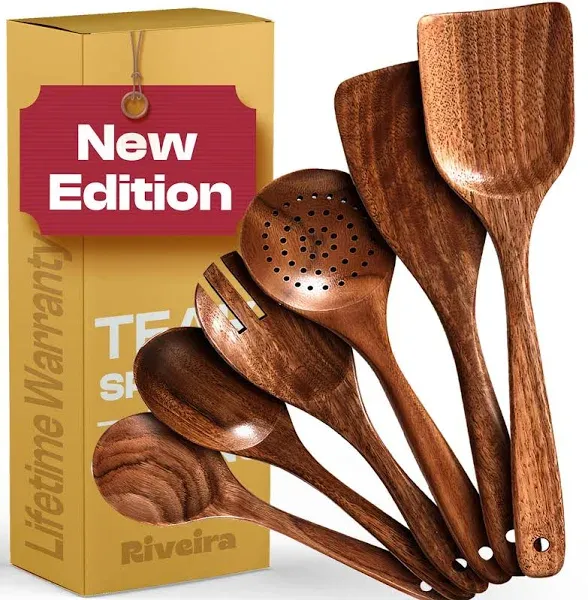 Riveira's 6-Piece Wooden Spoons