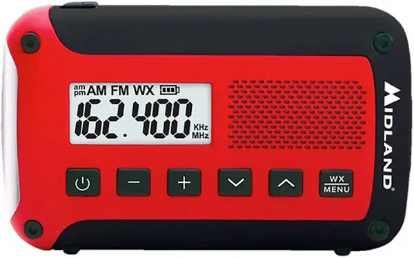 ER10 Portable Emergency Weather Alert Radio