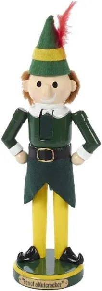 Celebrate Christmas with Our 11-Inch Buddy the Elf Wooden Nutcracker