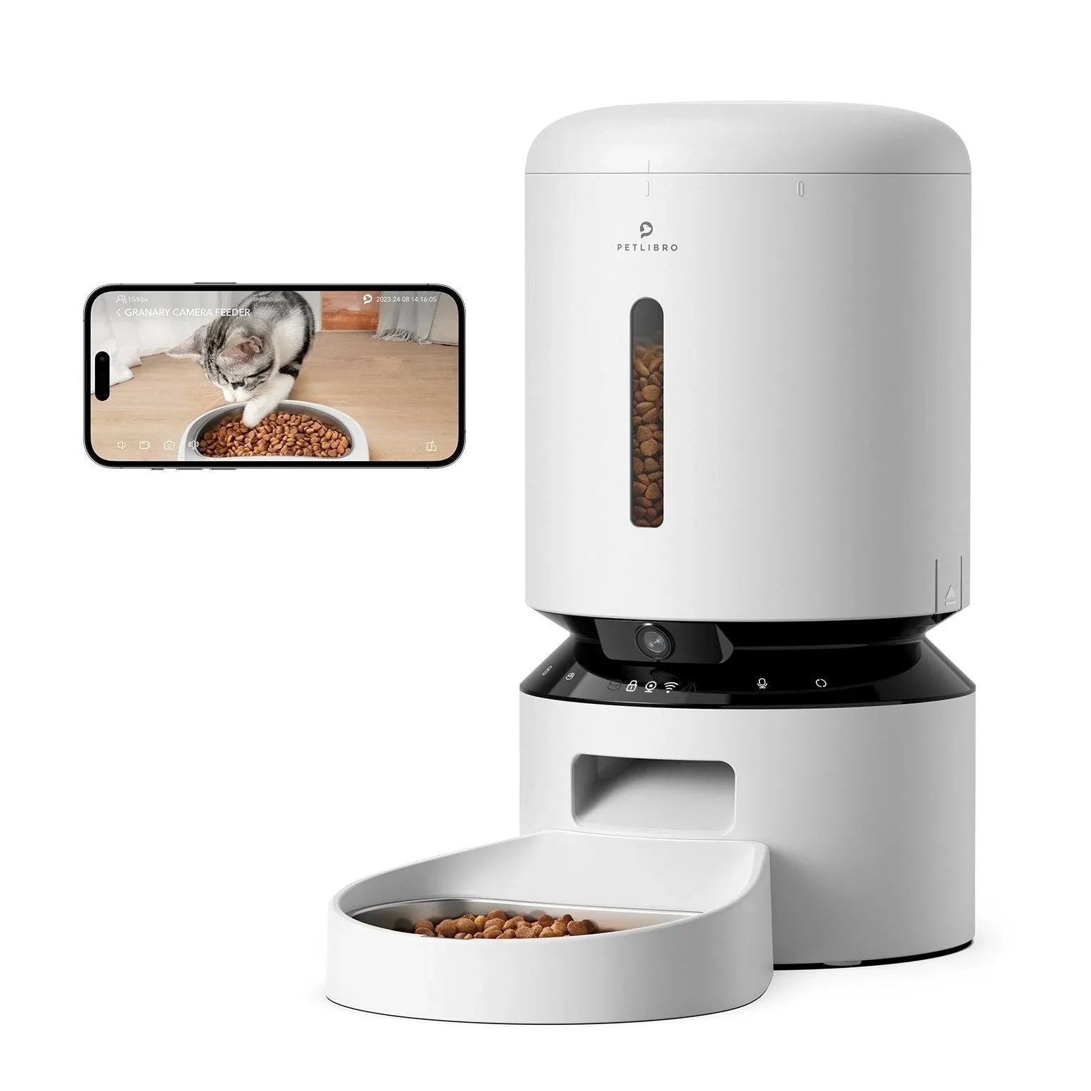 PETLIBRO Automatic Cat Feeder with Camera 1080P HD Video with Night Vision 5G