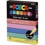 Mitsubishi Uni Posca Paint Marker Pen Set of 7