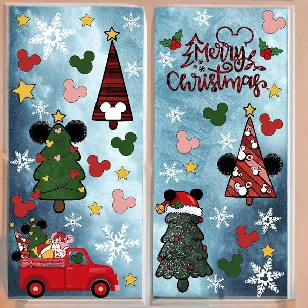 9Sheets Christmas Window Clings