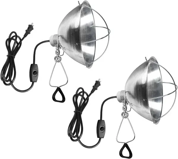 Simple Deluxe Adjustable Clamp Lamp with 10.5&#034; 10.5 Inch (250 Watts), Silver 