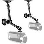 UYODM 2 Pack Articulating Magic Arm Wall Mount Holder Stand Compatible with CCTV POV Camcorders Cameras, LED Light, Video Lamp,DSLR,Flash,Digital