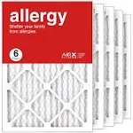 AIRx Allergy 14x20x1 MERV 11 Pleated Air Filter - Made in The USA - Box of 6