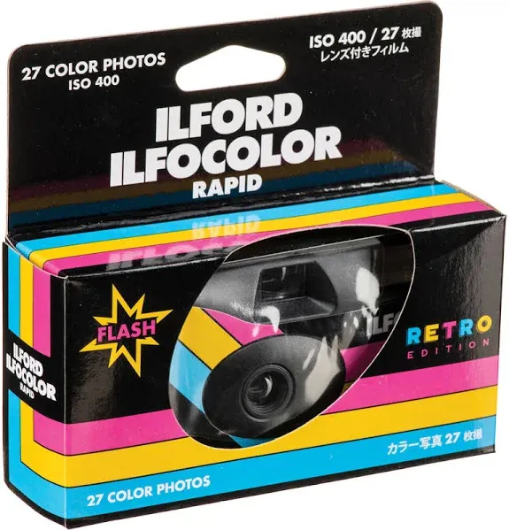 Ilford Ilfocolor Rapid Retro Single Use Camera