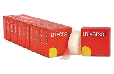 Universal® Invisible Tape, 1" Core, 0.75" x 36 yds, Clear, 12/Pack (UNV83436VP) 12 Rolls