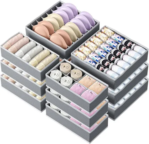 Rebrilliant 12-Pack Closet Drawer Organizer