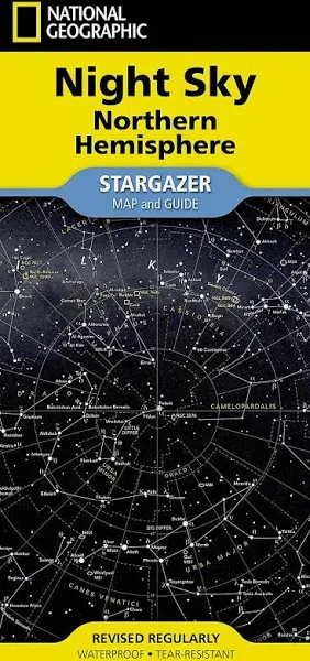 National Geographic Night Sky - Northern Hemisphere Map (Stargazer Folded)