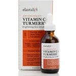 Elastalift Concentrated Vitamin C + Turmeric Oil Anti Aging Facial Serum Skin Care Booster - Promote Clear & Brighten Skin Tone - Hydrate Dry Skin, Fight Redness, Restore Skin Strength - 1.75 Fl Oz