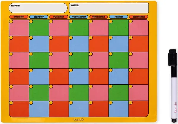 Ban.Do Colorblock Magnetic Calendar