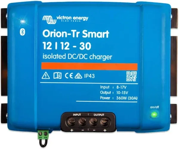 Victron Orion-TR DC-DC Converter - 12 VDC to 12 VDC - 30AMP Isolated