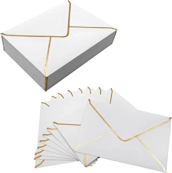 50 Pcs Invitation Envelopes