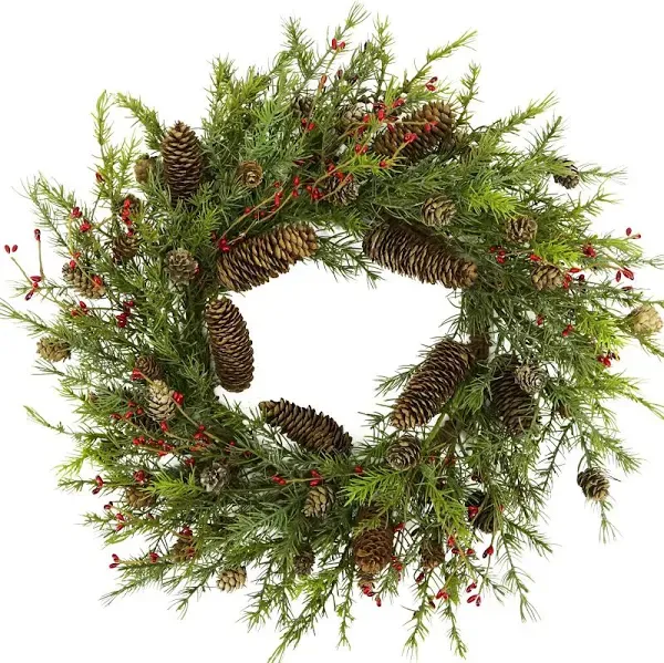 GarveeHome 22 inch Artificial Christmas Wreath