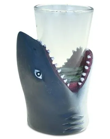 Puzzled Shark Head Shot Glass