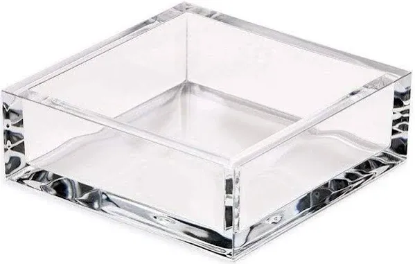 Caspari Acrylic Cocktail Napkin Holder - Clear