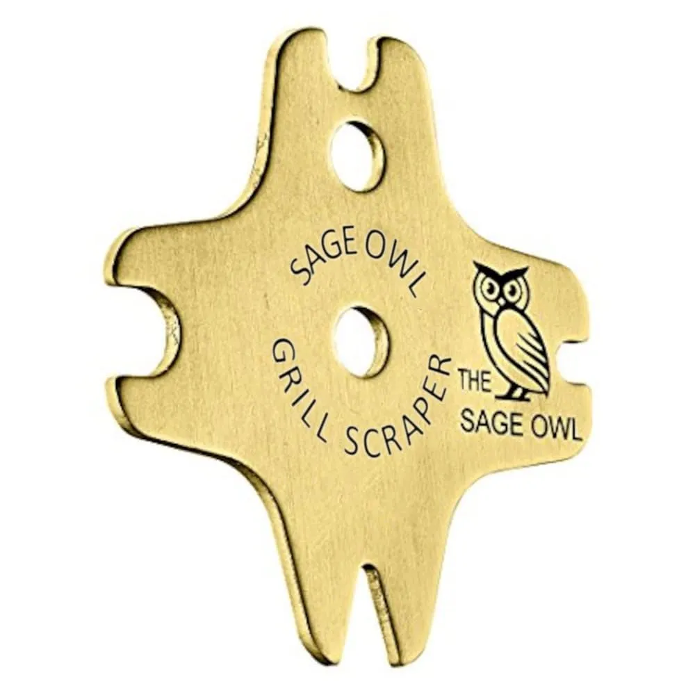 The Sage Owl BBQ Grill Scraper Bristle-Free