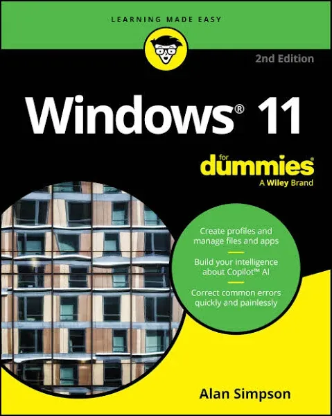 Windows 11 For Dummies 2nd Edition eBook