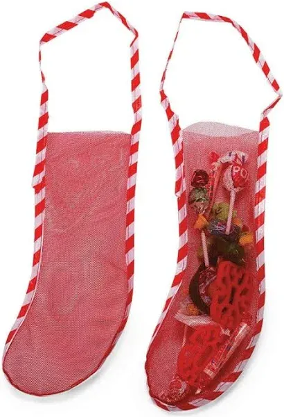 Fun Express Mesh Christmas Stockings