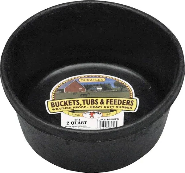 Little Giant Rubber Feed Pan