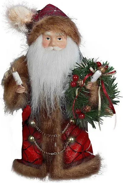 Kurt Adler 10-Inch Santa Treetop