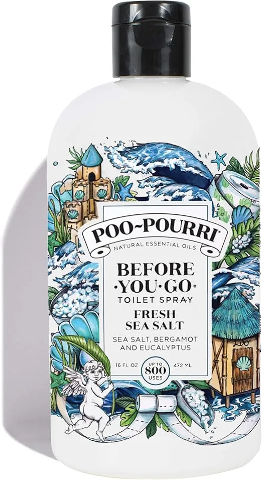 Poo-Pourri Before-You-Go Toilet Spray Fresh Sea Salt Refill Bottle