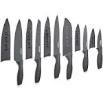 Cuisinart 12 Piece Ceramic Coated Cutlery Set - Matte Black