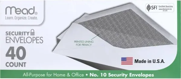 Mead Envelopes Security