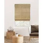 Chicology Cordless Bamboo Light-Filtering Roman Shades - 23"W x 64"H - Deer