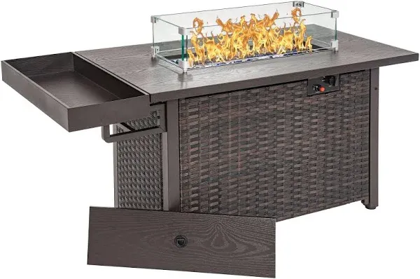 Sundale 52 inch Outdoor Fire Pit Table