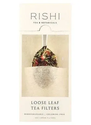 Rishi Tea Loose Leaf Tea Filters 100 Tea Bags