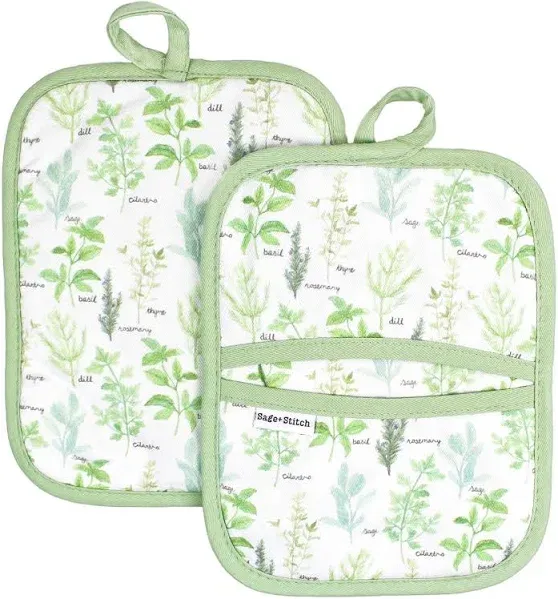 Sage and Stitch Kitchen Pot Holders