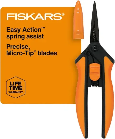 Fiskars Micro-Tip Non Stick Pruning Snips