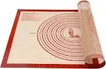 Non-Slip Silicone Pastry Mat Extra Large with Measurements 28''By 20'' for Dough