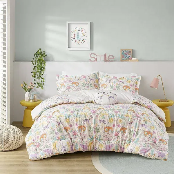 Urban Habitat Kids Lulu Floral Comforter Set with Throw Pillow