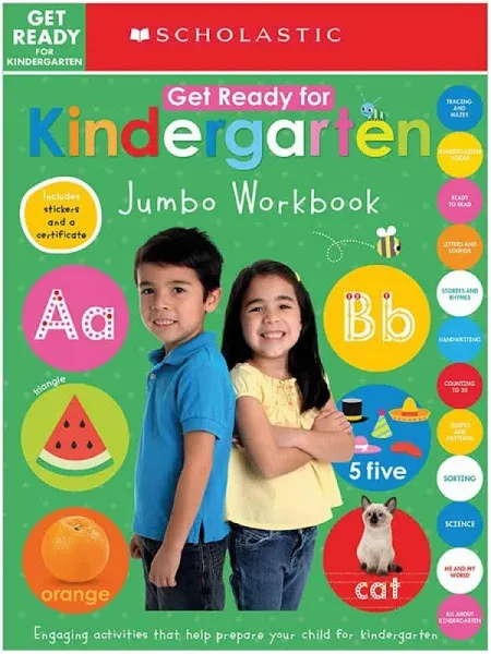 Get Ready for Kindergarten Jumbo Workbook: Scholastic Early Learners.. Paperb...