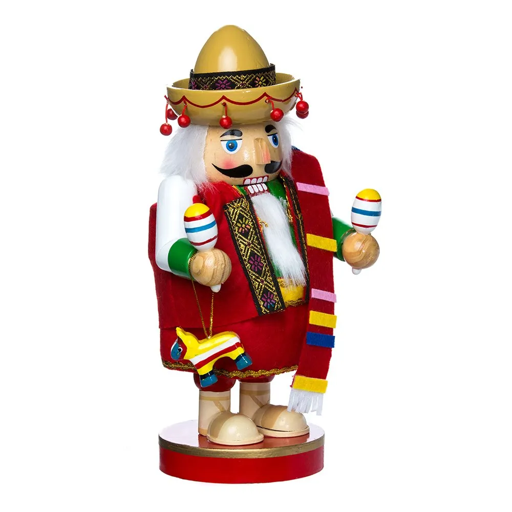 Kurt Adler Chubby Mexican Nutcracker Tablepiece