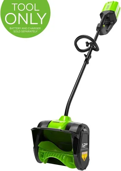 Greenworks 80V 12” Brushless Cordless Snow Shovel