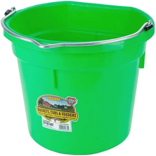 Little Giant Flat Back Plastic Bucket