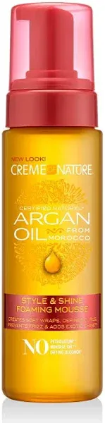 Creme of Nature Argan Oil Style Shine Foaming Mousse