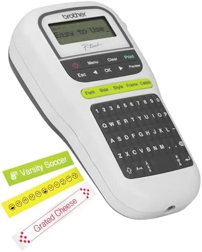 Brother P-Touch Easy Portable Label Maker PTH110