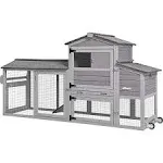 Aivituvin AIR61 Mobile Tractor Chicken Coop, 2 to 3 Chicken Capacity