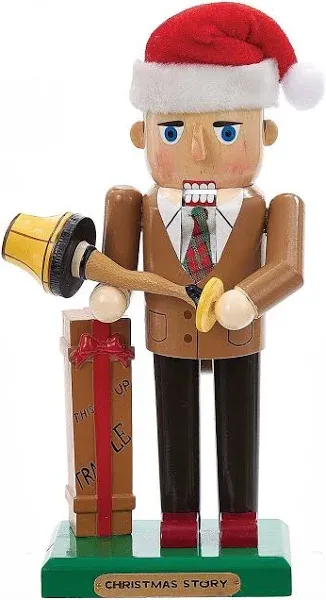 Kurt Adler 11" A Christmas Story Mr. Parker Nutcracker with Leg Lamp