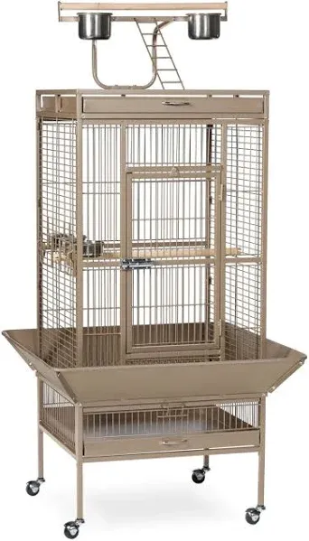 Prevue Pet Products Select Series Wrought Iron Parrot Cage, Coco Brown