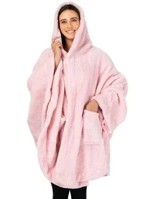 PAVILIA Women's Angel Wrap Hooded Blanket Poncho