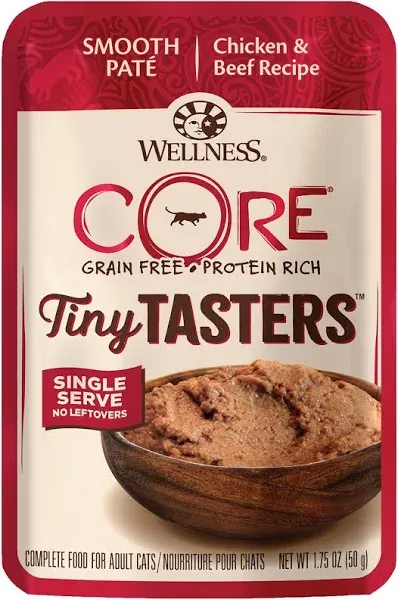 Wellness Core Tiny Tasters Grain Free Chicken Pate Wet Cat Food