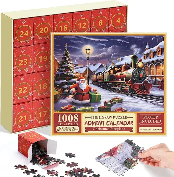 Christmas Advent Calendar 2024 Jigsaw Puzzle