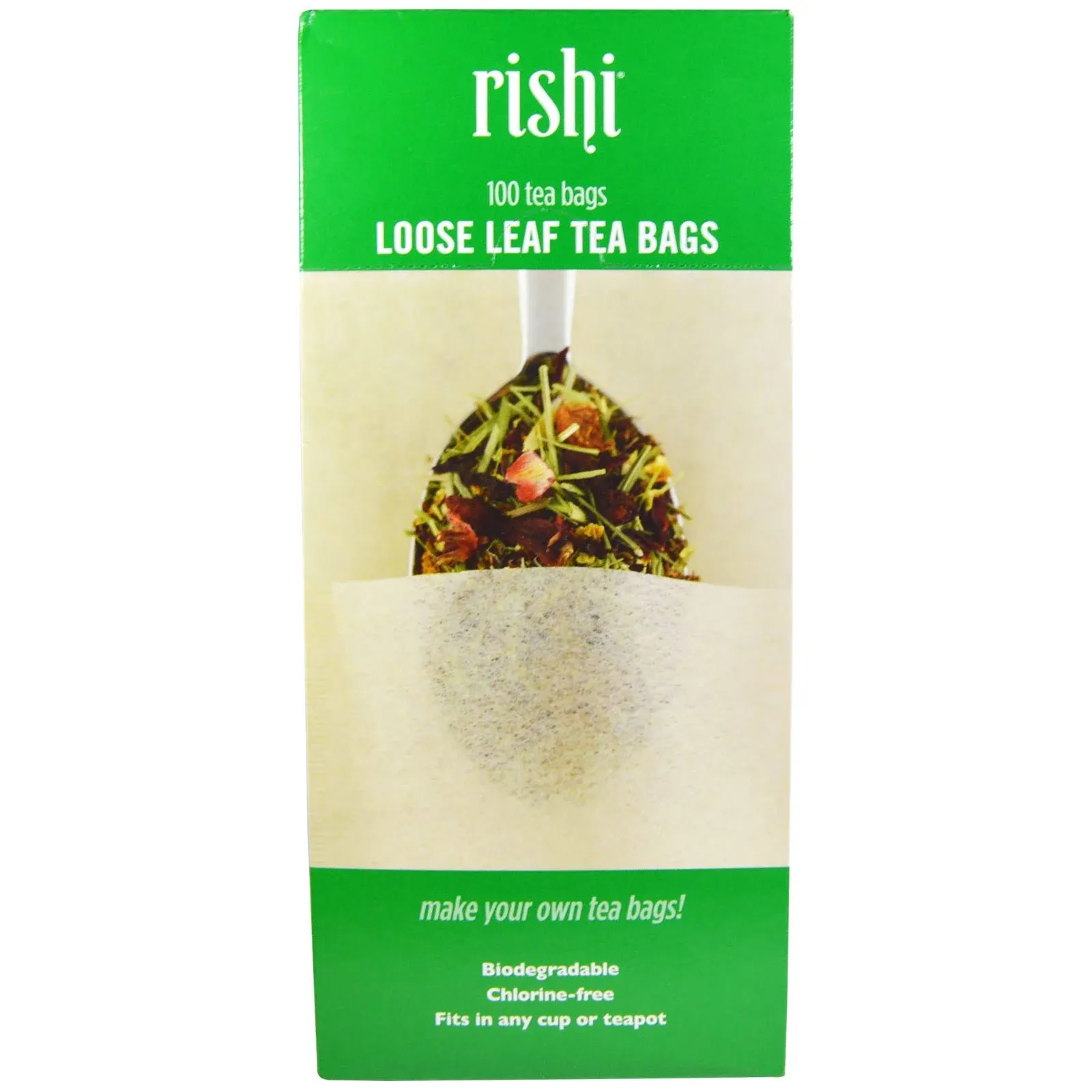 Rishi Tea Loose Leaf Tea Filters 100 Tea Bags