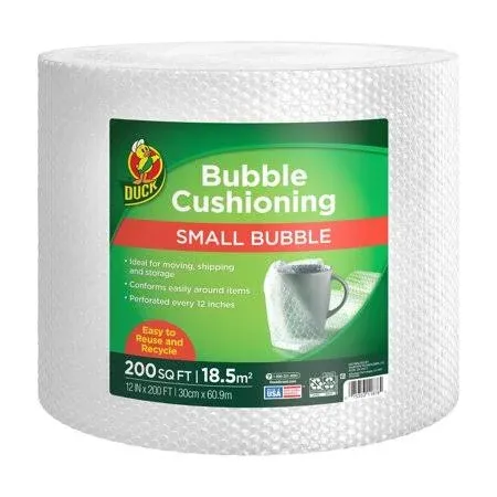 Duck Brand 12" x 200' Bubble Wrap Protective Packaging