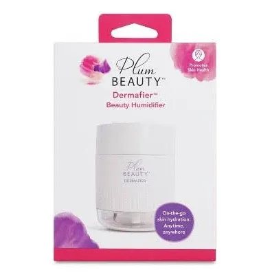 Plum Beauty Portable USB Powered Dermafier Desktop Humidifier Hydrates &amp; Relaxes